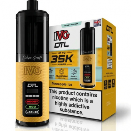 [Ready to vape] IVG DTL 35K Fixed Coil Pod System 600mAh